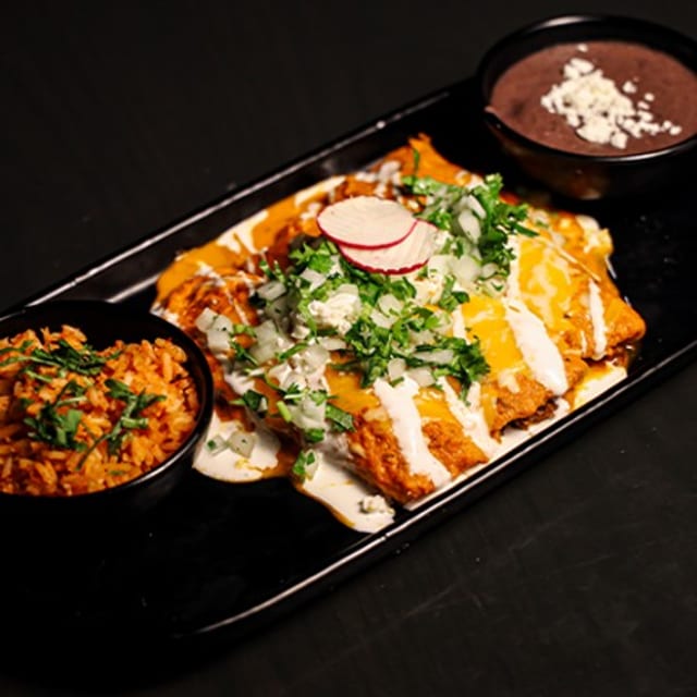 Enchiladas Rojas.