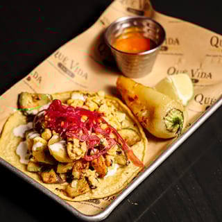 #8 Calabacita Veggie Taco